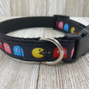 Video Game Dog Collar, Old School Collar, Vintage Theme Dog Collar, Cartoon Collar, Pet Gift, New Puppy Gift, Dog Mom, Dog Dad Gift