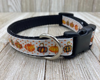 Cozy Fall & Halloween Dog Collar – Lightweight, Durable, Stylish