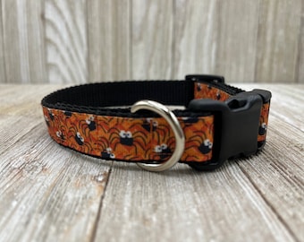 Cozy Fall & Halloween Dog Collar – Lightweight, Durable, Stylish