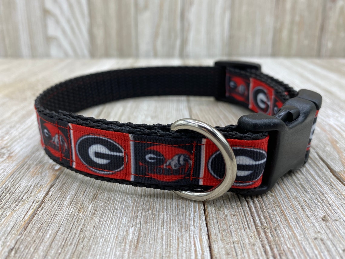 Dog Collar UGA Bulldogs University Collar College Etsy