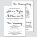 Printable OR Printed Wedding Programs - Black and White Wedding ...