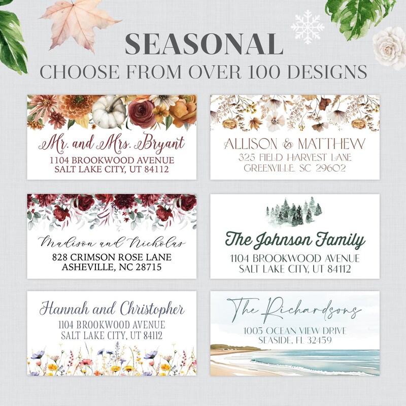 Return Address Labels - Etsy