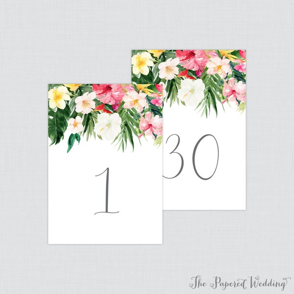 Green Leaf Table Numbers Etsy