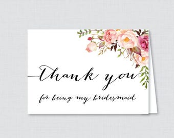 Thank You Bridesmaid - Etsy