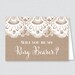 Printable Will You Be Ring Bearer Cards Rustic Burlap and Lace Will You Be My Ring Bearer Card ...