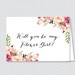 Printable Will You Be My Flower Girl Cards - Pink Will You Be My Flower ...