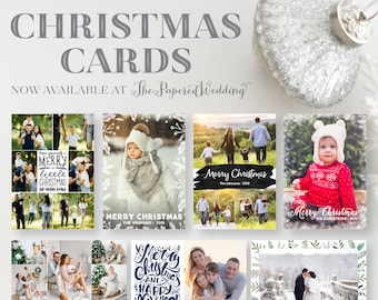 Returning this Fall - Photo Christmas Cards from The Papered Wedding