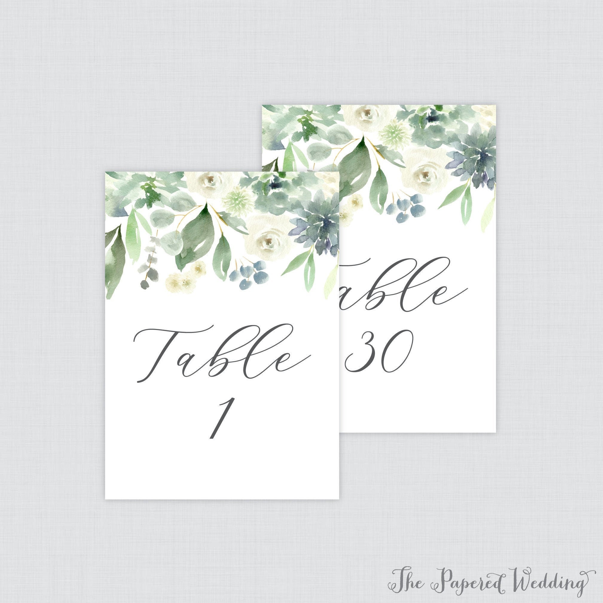 Printable OR Printed Wedding Favor Tags With Custom Colors and