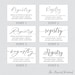 Printable OR Printed Registry Inserts With Custom Color and Font Simple Wedding Registry Insert ...