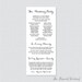 Printable OR Printed Wedding Programs Black and White Wedding Ceremony ...