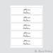 Printable OR Printed Wedding Water Bottle Labels Black and White Custom ...