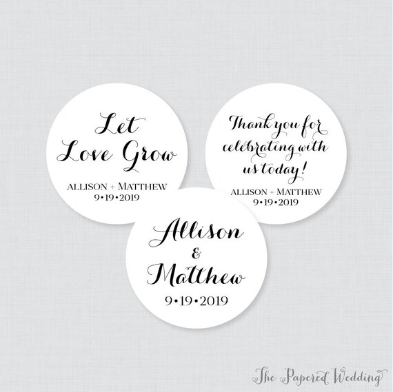 thumbnail image 2 of Custom Round Stickers – Personalised Labels With Your Text – Wedding, Birthday Z3 2 of 5
