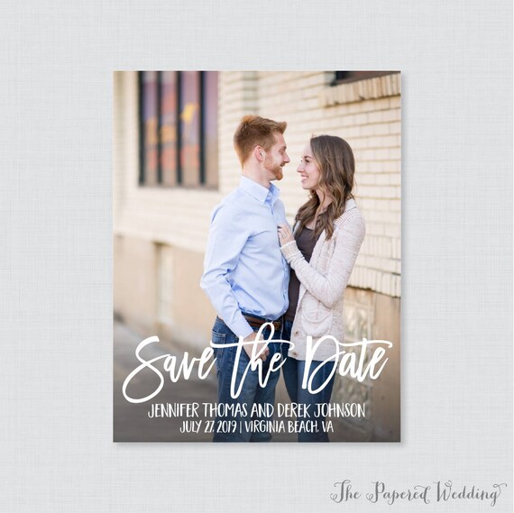 Photo Save The Date Magnets Picture Save Our Date Magnets Etsy