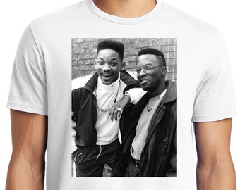 Big Guys Rule Big and Tall DJ Jazzy Jeff and Fresh Prince Will Smith Photo T Shirt