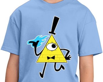 PubliciTeeZ Bill Cipher Walking Gravity Falls Youth T-Shirt