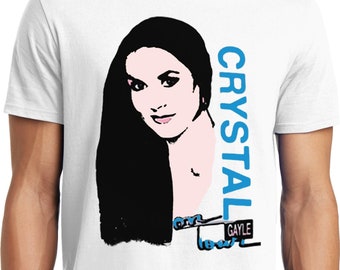 Los grandes gobiernan Camiseta con arte de fan de Crystal Gayle Talladega, grande y alta