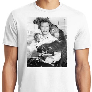 Big Guys Rule Big and Tall Clint and Clyde Every Which Way But Loose Photo Performance T Shirt