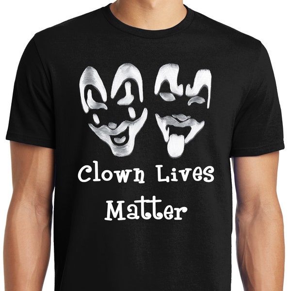 PubliciTeeZ Big and Tall King Size ICP Fan Clown Lives Matter T-Shirt