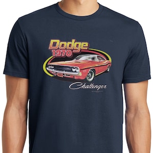 Big Guys Rule Big and Tall King Size Licensed 1970 Dodge Challenger T-Shirt