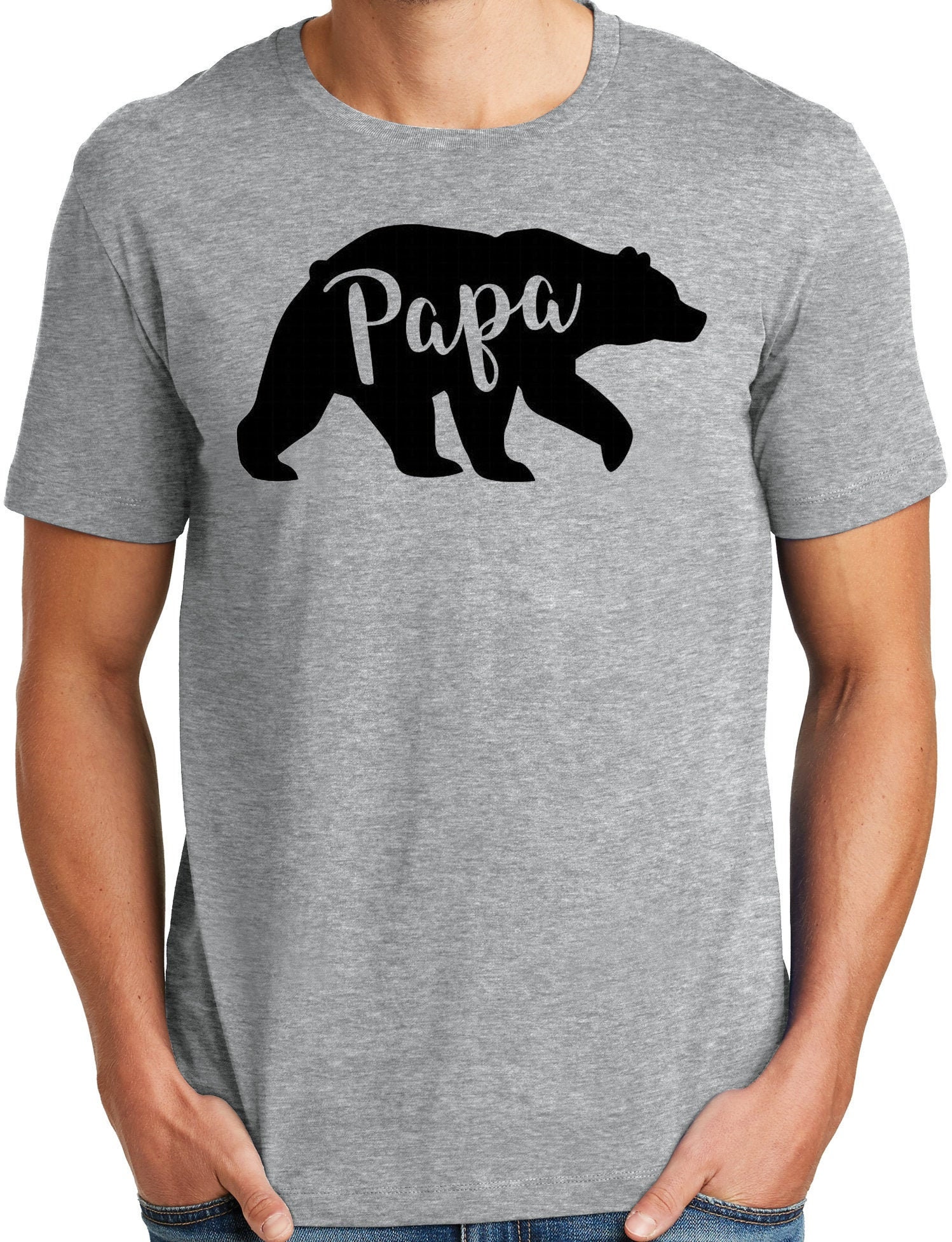Publiciteez Big Guys Rule Big and Tall King Size Funny Papa Bear Father's Day T-Shirt