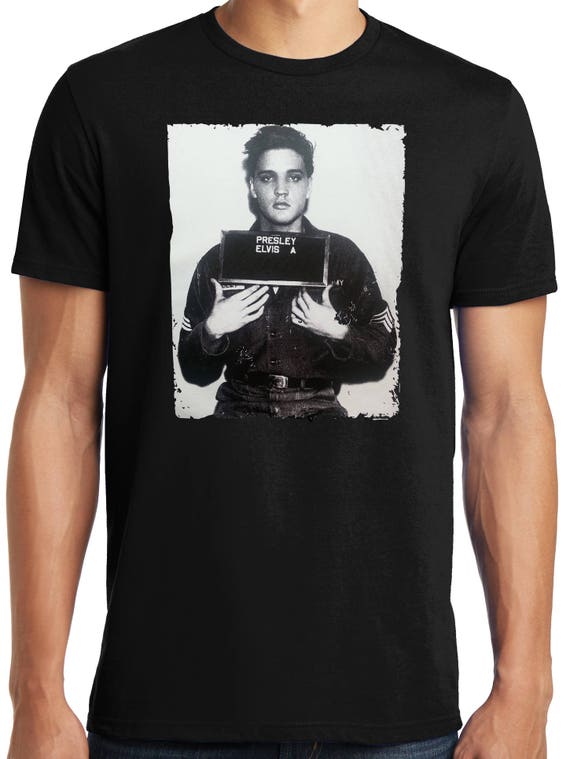 Publiciteez Big and Tall King Size Elvis Presley Mugshot T-shirt - Etsy