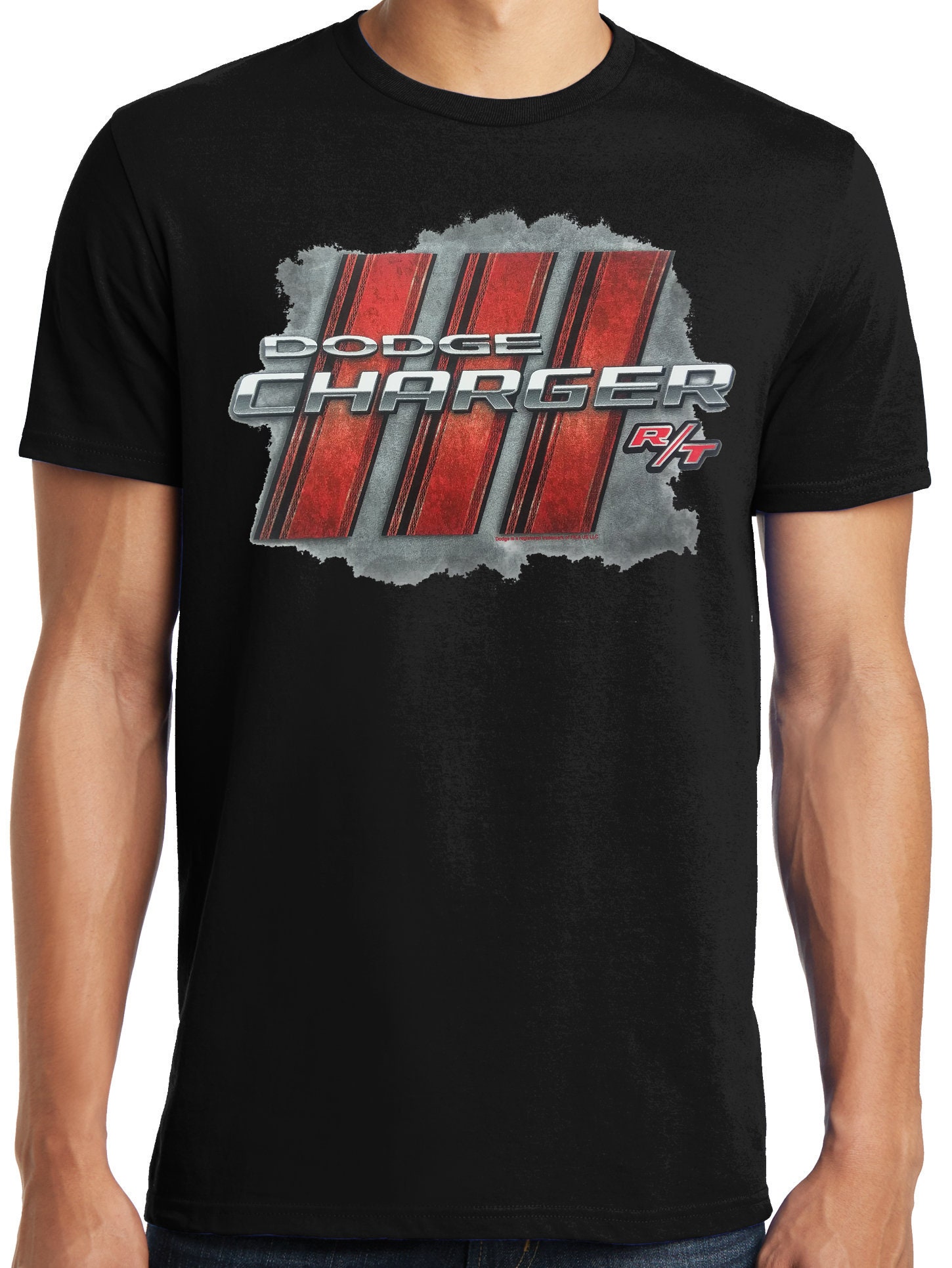 Dodge Charger R/T Women's T-Shirt - American Muscle Car Graphic Tee, 100% Cotton - View #2