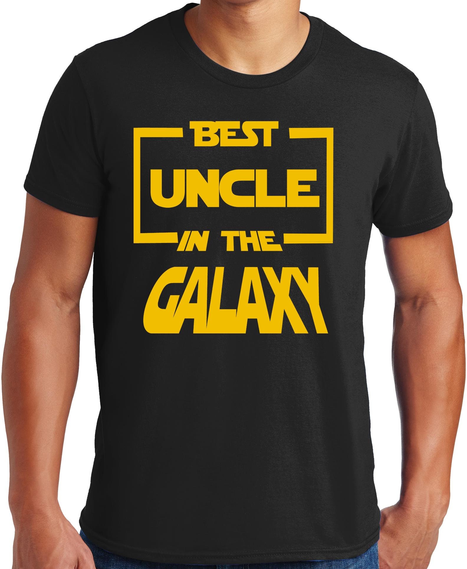 PubliciTeeZ Groß und Groß Bester Onkel in der Galaxie T-Shirt