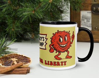 Political Satire Coffee Mug: "Democracy's Lucky Lump" 11oz Ceramic Mug