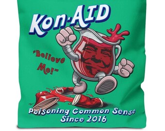 Political Satire Tote Bag: Kon-Aid, MAGA Cult, Anti-Trump Design