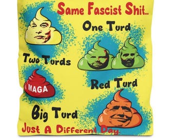 Political Satire Tote Bag: Anti-Fascist Protest Art
