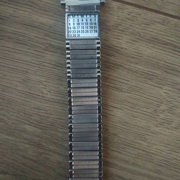 Watch Band Calendar Etsy