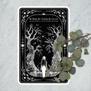 Carta de tarô inspirada em One Dark Window Adesivo para Kindle sem bolhas Arte de fã de Rachel Gillig Leitor de fantasia romântica