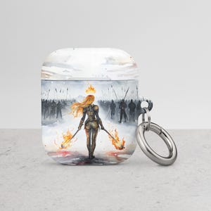 Fireheart, Throne of glass inspired, Case for AirPods®, romantasy merch, ACOTAR, fantasy, booktok