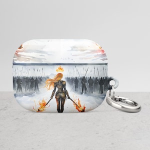 Fireheart, Throne of glass inspired, Case for AirPods®, romantasy merch, ACOTAR, fantasy, booktok