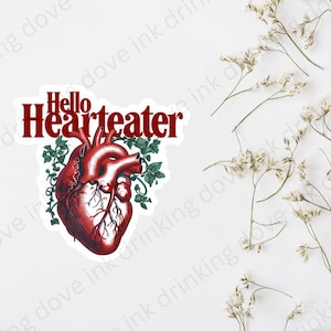 lightlark hello hearteater romantasy booktok design kindle sticker Bubble-free stickers