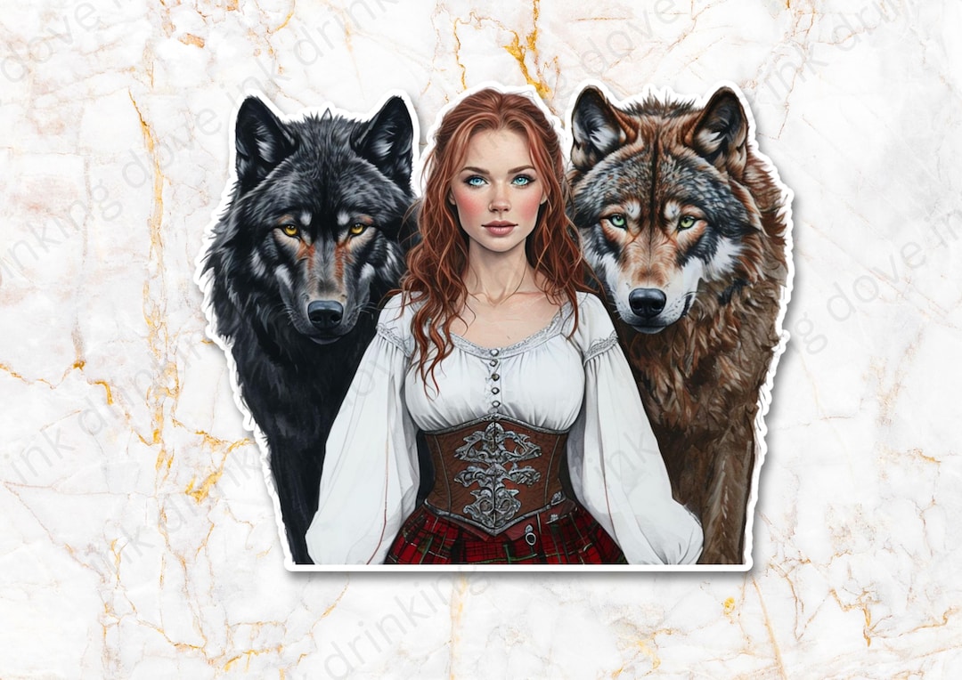 Fanat Wolves The Wolf King Inspired Character Fan Art Booktok Bubble-free Sticker - Etsy