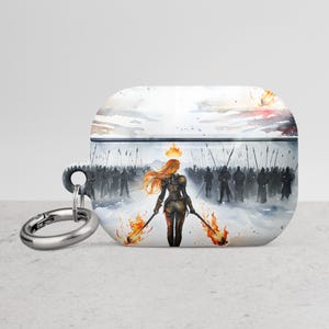 Fireheart, Throne of glass inspired, Case for AirPods®, romantasy merch, ACOTAR, fantasy, booktok