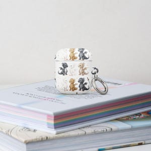 Whimsical Cute Dragon Case for AirPods® Threshing