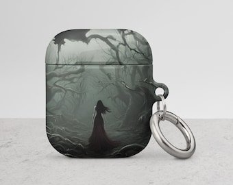 One Dark Window, Two Twisted Crowns, Phantasma Romantasy Fantasy Audiobook bookworm Case for AirPods®