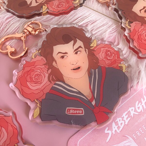 Stranger Things Steve Harrington Acrylic Charm