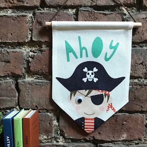 Kinder Piratenflagge, Vielfalt, Piraten Wandbehang, Piraten Geschenke, Kinderzimmer Deko, Kinderwandbehang, Pirat Geburtstag, Kinderflagge