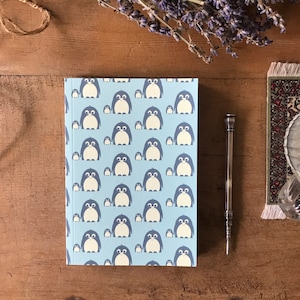 Penguin Notepad, Pocket Notepad, Bird Journal, A6 Lined Notepad, To Do Planner, Lined Notebook, Animal Notebook, To Do Notepad, Jotter