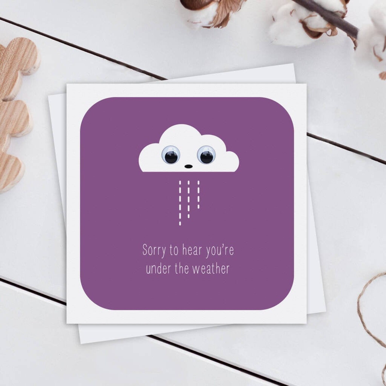 Get Well Soon Card Covid Card Thinking Of You Card Under Etsy