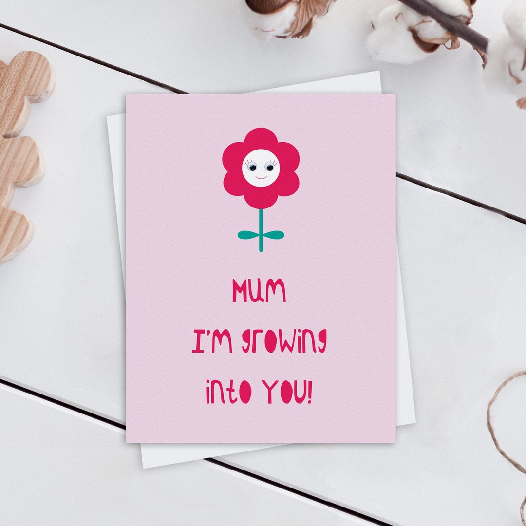 Mothers Day Card UK 1st Mothers Day Mum Thank You Card Etsy