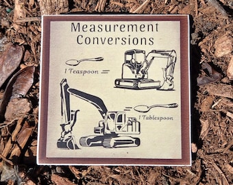 Excavator Conversion Decal – Hard Hat & Toolbox Vinyl Sticker for Construction Sites