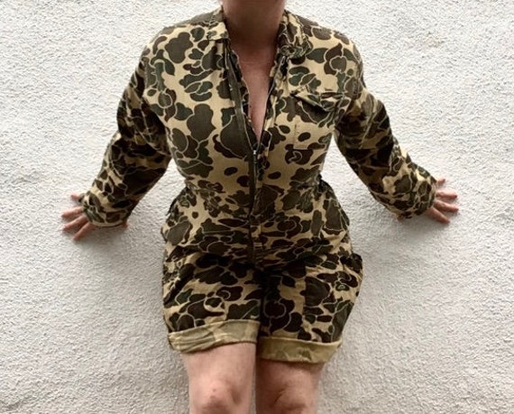 Vintage Coverall shorts Duck Camo