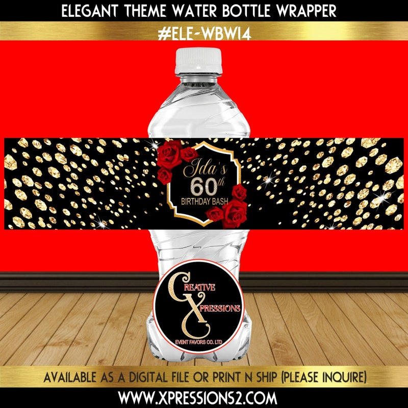 Red and Black Labels Etsy