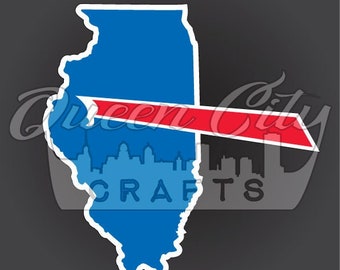 Buffalo Backers Illinois Sticker Decal