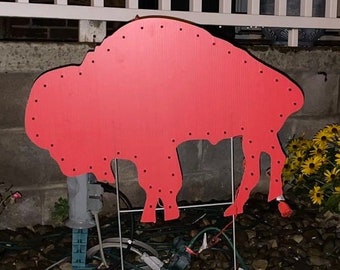 Standing Buffalo Outdoor Sign