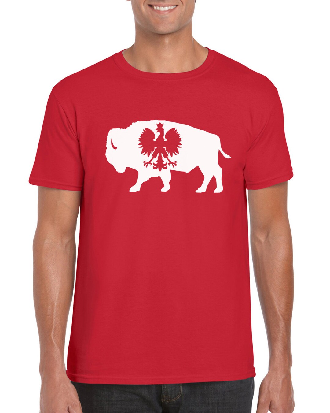 Buffalo Polish Dyngus Day Parade Distressed Bison Tshirt Etsy